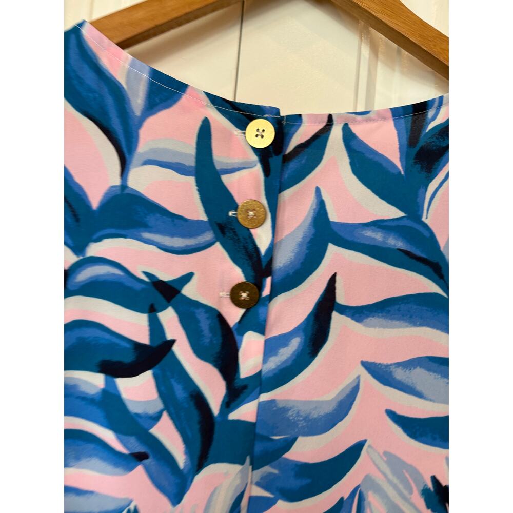 Lilly Pulitzer Blue And Pink Tank Top Size XL - Picture 4 of 7